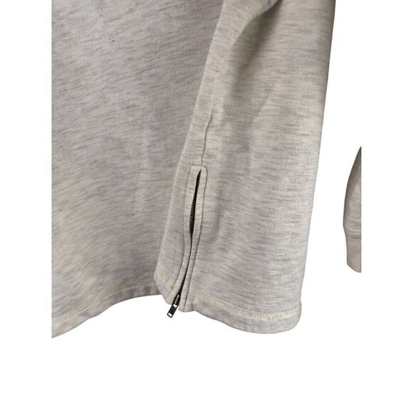 Theory Womens Off-White Lightweight 3/4 Sleeve Pullover Top With Side Zipper Det - Picture 4 of 8